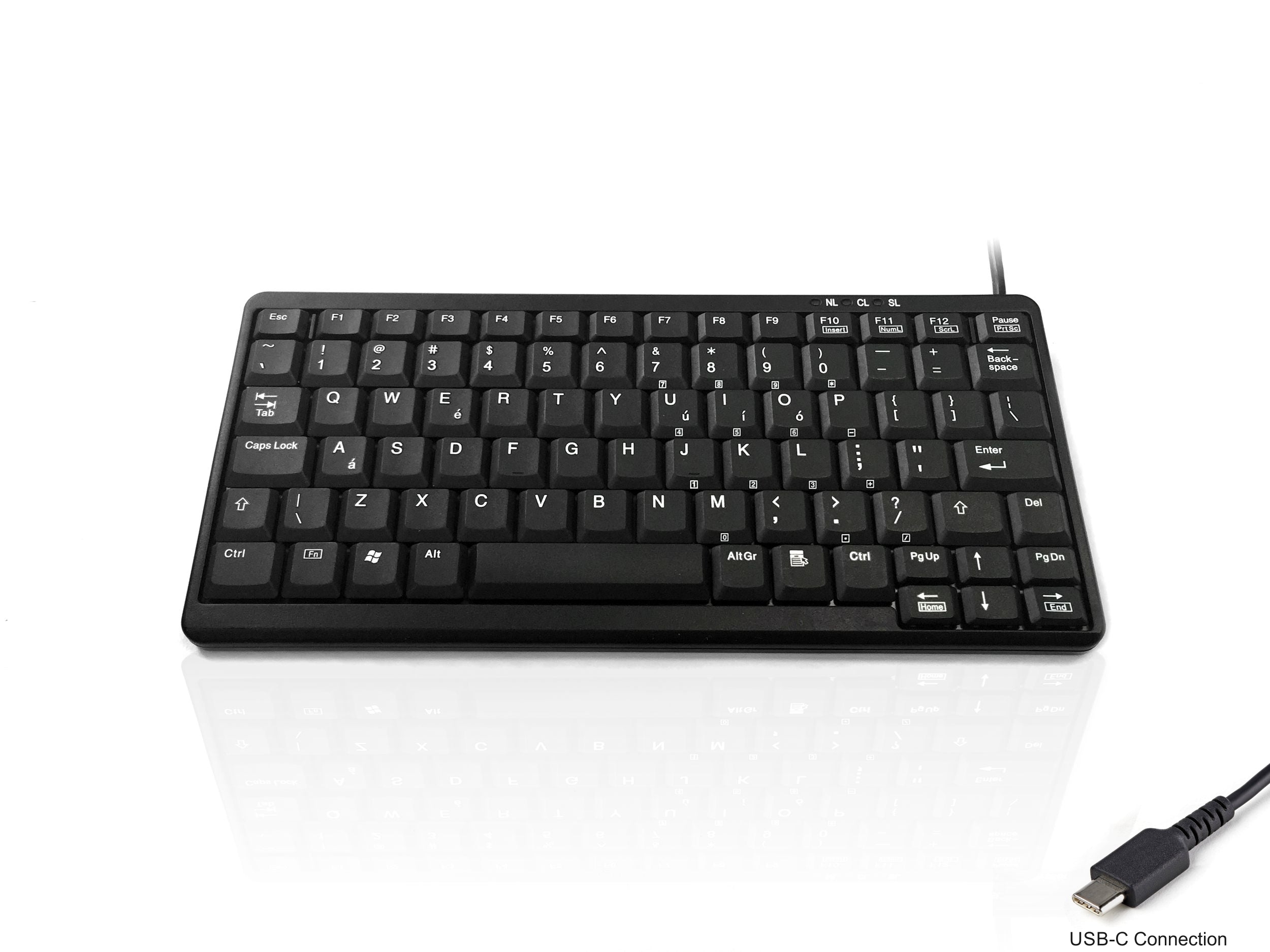 Accuratus K82A USB-C - USB Type C Premium Mini Scissor Key Keyboard