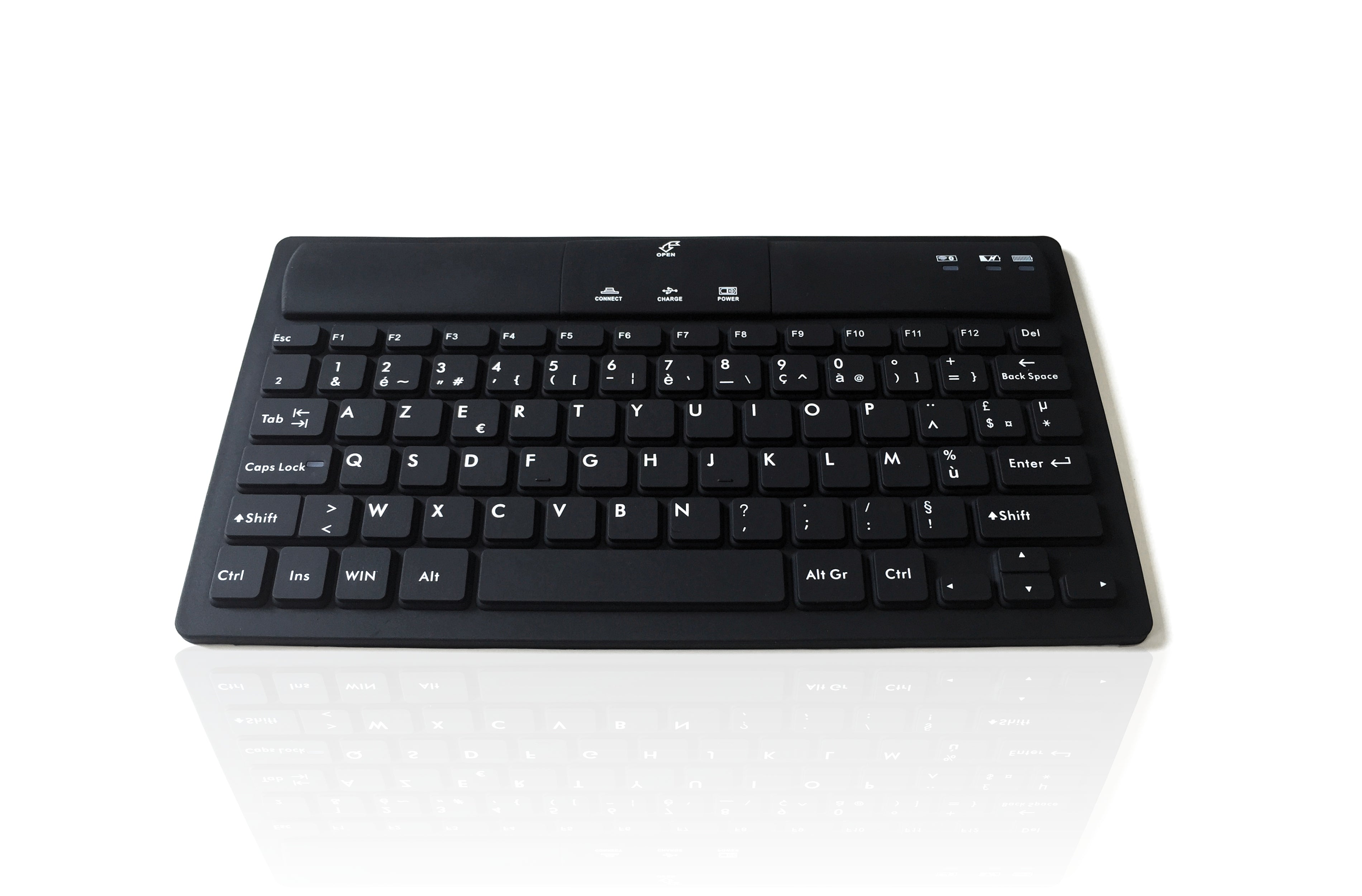 Accuratus DSS 10322 - Mini Layout Bluetooth Wireless, Rugged Keyboard with Internal Rechargeable Lithium Battery & 15KV ESD - PC - Android Compatible