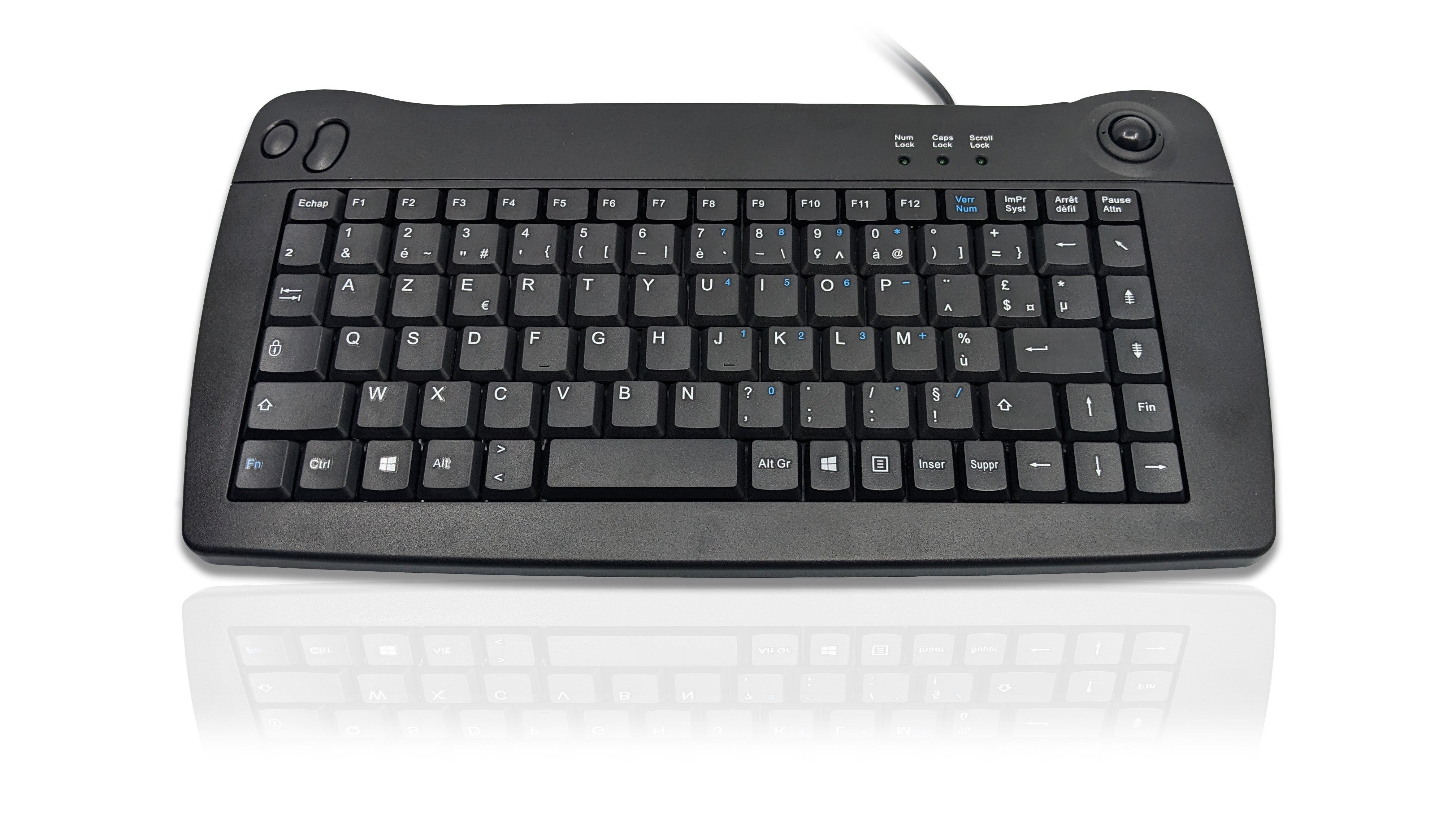 Accuratus 5010 - PS/2 Mini Keyboard with Trackball