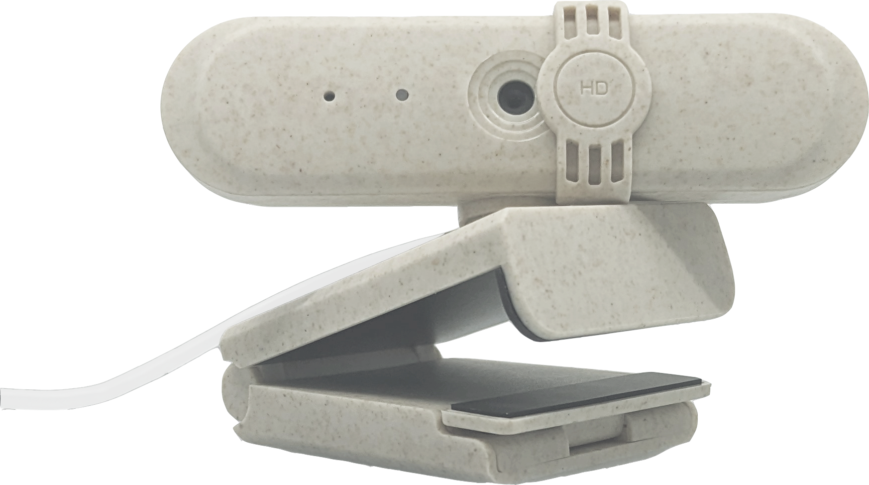 Accuratus Bioplastic CAM900 Webcam - Bioplastic Full HD USB Webcam with White Biodegradable Case
