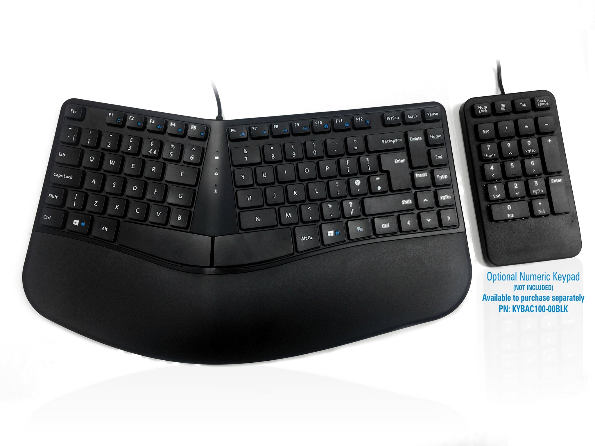 Split Keyb Accuratus Contour - USB Sculptured Ergonomic Split Key Multimedia Keyb ...