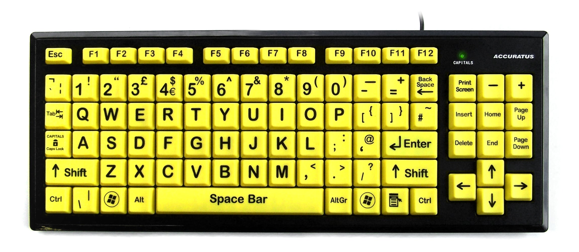 Monster Key Visual KYB-MON2VIS-UCUH - Accuratus Monster 2 - USB High Visibility Vision ...
