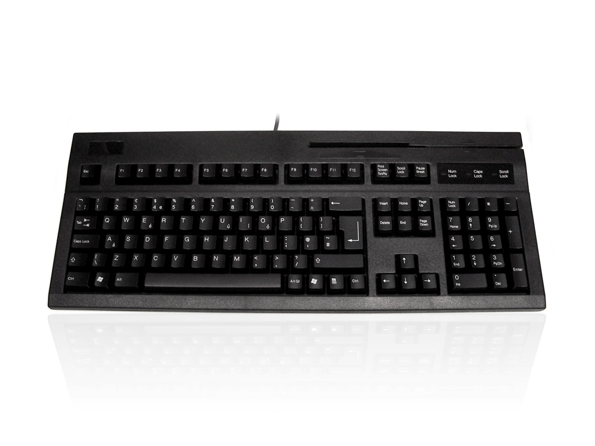 Accuratus K104M - PS/2 Professional Full Size Keyboard with Programmable MSR and Cherry MX Keys