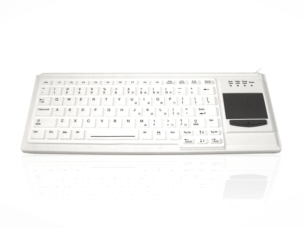 Accuratus K82F - USB Ruggedised Mini IP55 Keyboard with Touchpad