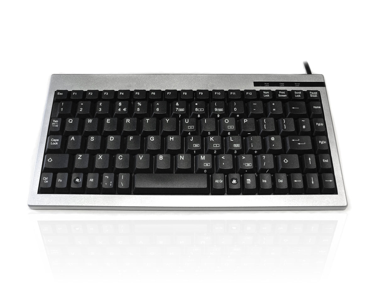 Accuratus 595 - PS2 Professional Mini Keyboard with Mid Height Keys