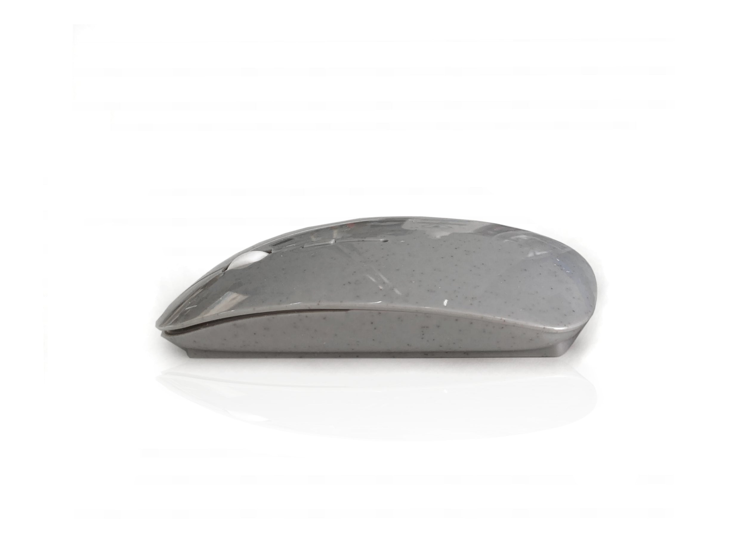 Accuratus Image ECO Wheat Mouse - Wireless Bluetooth 5.1 & RF 2.4Ghz Bioplastic Wheat Grass Polymer Mouse - Pewter Grey