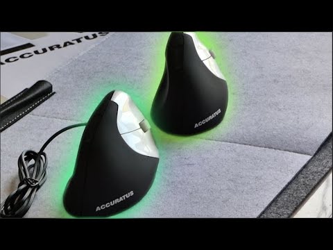 Accuratus Upright 2 RF - RF 2.4GHz Wireless Upright Vertical Mouse to Help Prevent RSI