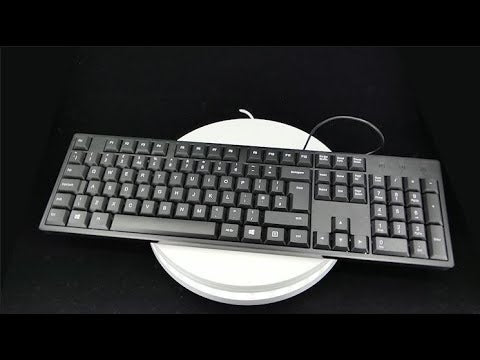 Accuratus 276 V3 - USB Slim Space Saving Full Size Computer Keyboard