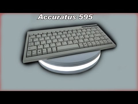 Accuratus 595 - PS/2 Professional Mini Keyboard with Mid Height Keys